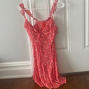 Zara floral mini dress